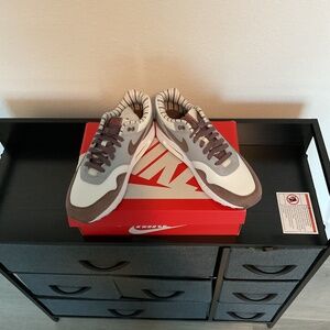 Nike Air Max PRM Nike Air Max 1 Premium Brown Cream Tan Men’s Size 9 • Clean • O